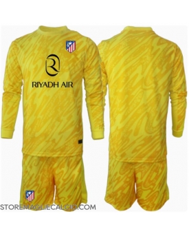 Atletico Madrid Portiere Maglia Gara Terza Repliche 2024-25 Bambino Maniche Lunghe